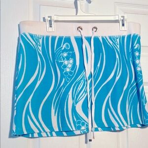 Lilly Pulitzer teri cloth skirt/beach cover-up.